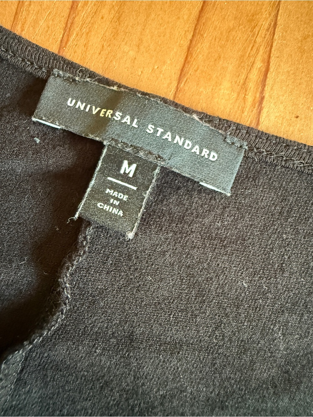 Universal Standard Black Short Sleeve Tee